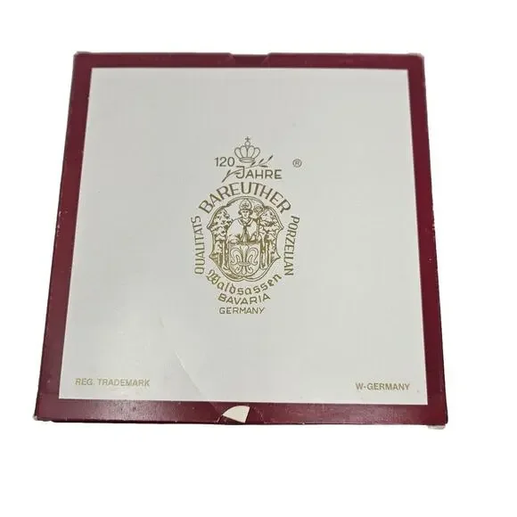 1990 BAREUTHER Christmas Plate The Old Forge In Rothenberg Vintage German Decor - Picture 5 of 9